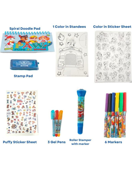 Conjunto de Actividades Paw Patrol con Estuche de Viaje