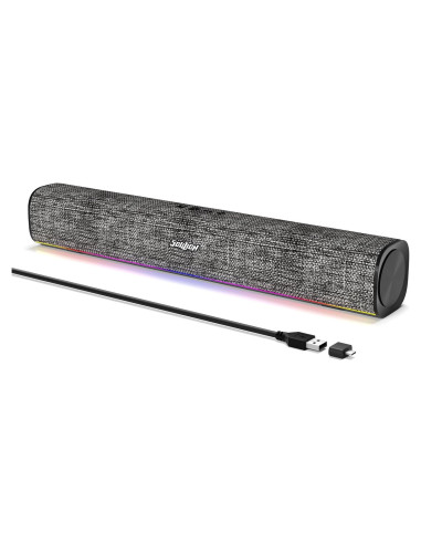 Altavoces Bluetooth Soulion R100 con Luz LED y USB para PC