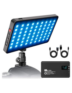 Luz de Cámara RGB Pixel MD25 con Batería 4000mAh y 10 Efectos