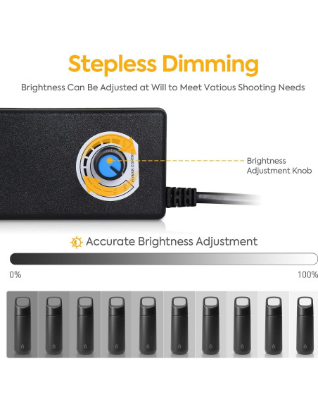 Caja de Estudio Fotográfico SEDGEWIN 61x61x61 cm con 198 LED