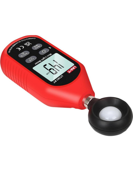 Medidor de Luz Digital UNI-T UT383BT 0-199900 Lux Bluetooth