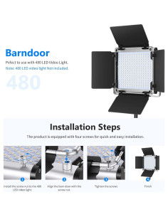 Puerta de Granero Neewer para Luz LED 480 - 11.5x17.5 cm 2
