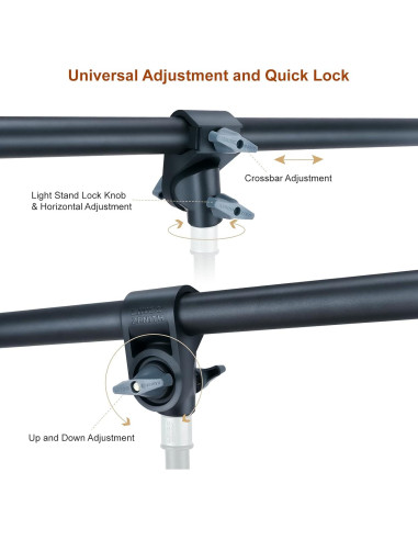 Brazo de Luz Fotografía LINCO AM224 210cm con Bolsa Contrapeso