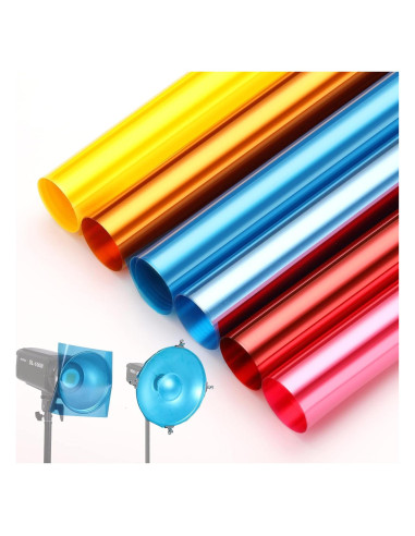 Filtro de Gel de Iluminación Soonpho 6PCS 50x100cm Color