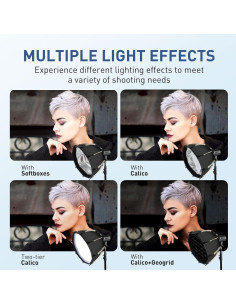 Mini Softbox Octagonal Kalofaye 29cm Luz Suave y Difusora 2