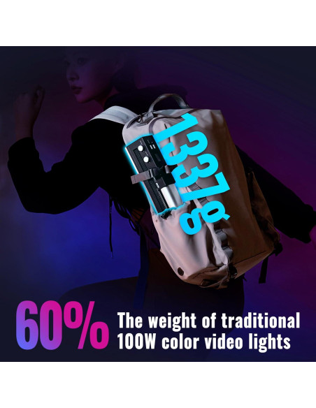 ZHIYUN CINEPEER C100 Luz LED RGB 100W Control APP 2700K-6500K ZHIYUN CINEPEER C100 Luz LED RGB 100W Control APP 2700K-6500K