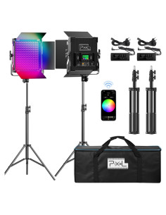 Iluminación Fotográfica LED RGB Proyee P45 50W Ajustable