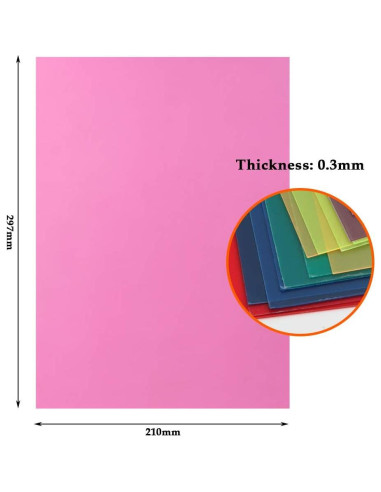 24 Filtros de Gel de Color TIMESET 8 Colores 29.2x21.1cm