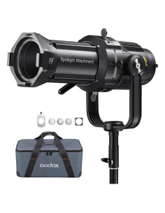 Proyector Snoot Óptico Godox VSA-19K con Lente 19 para Estudio