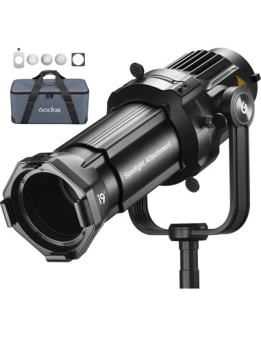 Proyector Snoot Óptico Godox VSA-19K con Lente 19 para Estudio