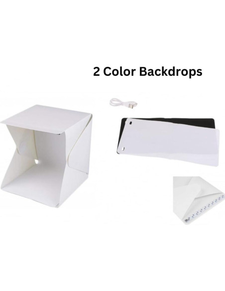 Caja de Luz de Estudio Fotográfico Plegable Portátil - Lightbox