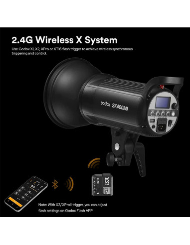 Godox SK400II Flash Estroboscópico Inalámbrico 2.4G 150W