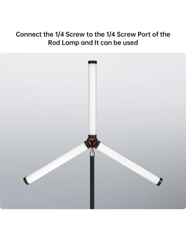 Soporte para Barra de Luz LED RGB LHOTSE X6G 1/4" Universal