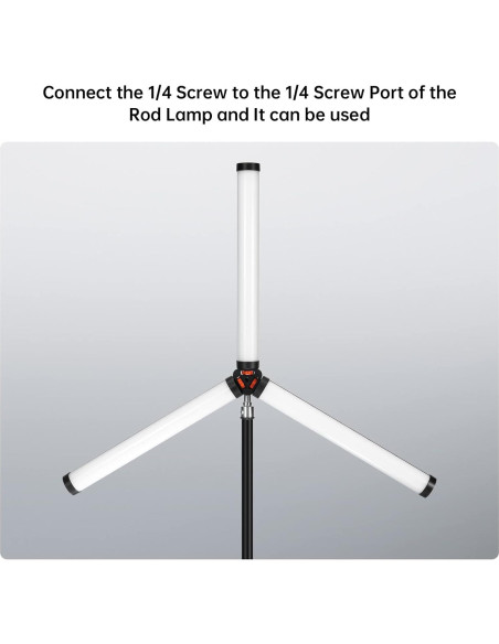 Soporte para Barra de Luz LED RGB LHOTSE X6G 1/4" Universal