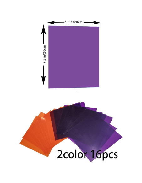 Filtros de Luz de Gel de Corrección Tungsang TS-2 20x20cm 16 Piezas Filtros de Luz de Gel de Corrección Tungsang TS-2 20x20cm 16 Piezas