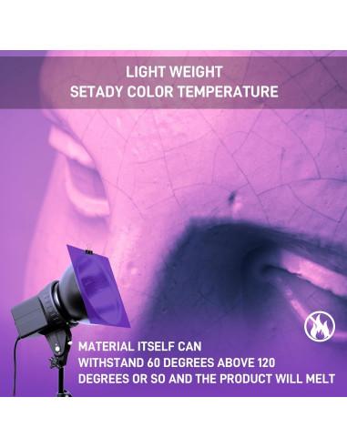 Filtros de Luz de Gel de Corrección Tungsang TS-2 20x20cm 16 Piezas