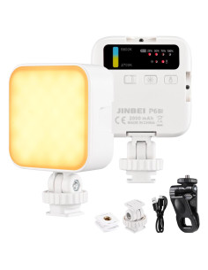 Luz de Video JINBEI P6 Bi-Color LED 2700K-7500K 2000mAh