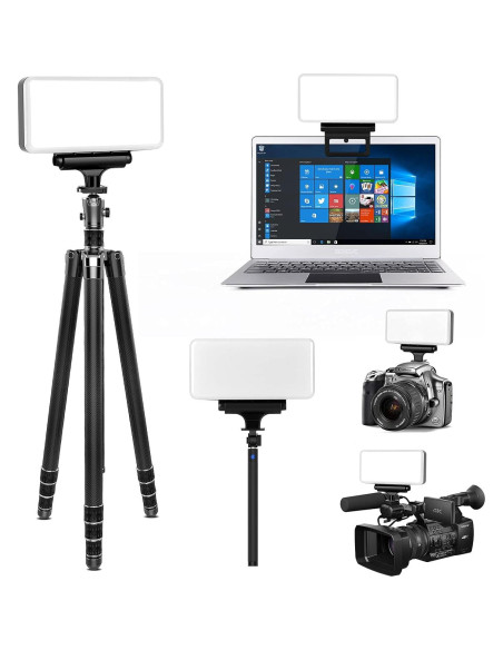 Luz LED de selfie Marmae recargable 3000mAh 3 modos