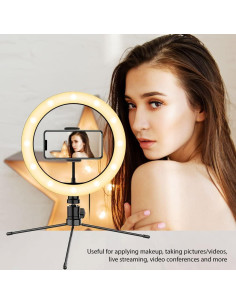 Anillo de Luz LED Regulable Tek Styz 25 cm con Control Remoto 2