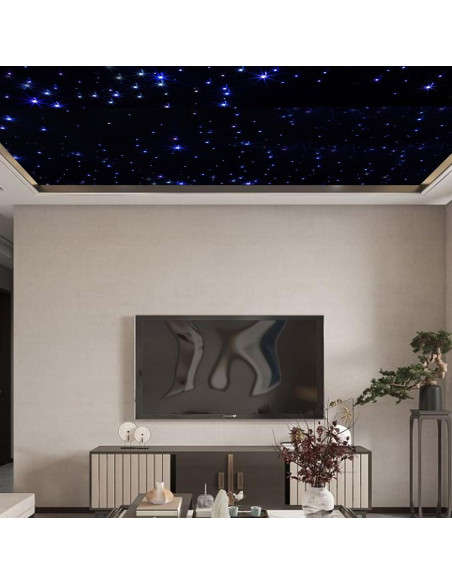 Cortina de Fondo LED 6.1m x 3.05m Briczuna con Estrellas