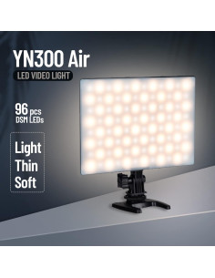 Luz de Video LED YONGNUO YN300 Air 3200K-5600K Ajustable 2