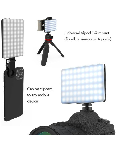 Luz de Video Compacta DigiPower El Influencer 60 LED 4W