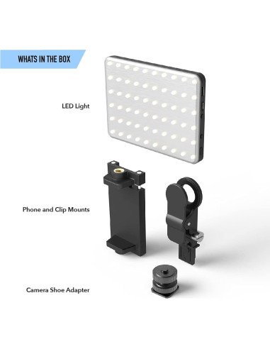 Luz de Video Compacta DigiPower El Influencer 60 LED 4W