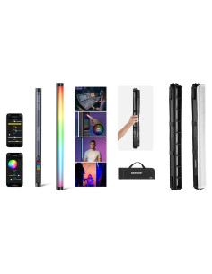 Tubo de Luz LED NEEWER TL60 RGBWW con Difusor y Control APP