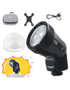 Flash LED JINBEI H1 12W con Batería 2000mAh y HSS