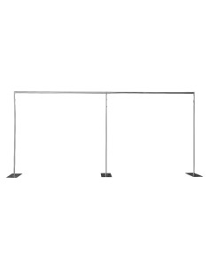 Soporte de Fondo Telescópico SanBouSi 1.5x3m a 3x6m Plata