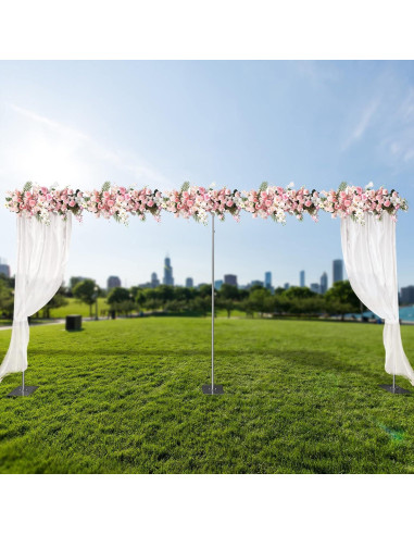 Soporte de Fondo Telescópico SanBouSi 1.5x3m a 3x6m Plata