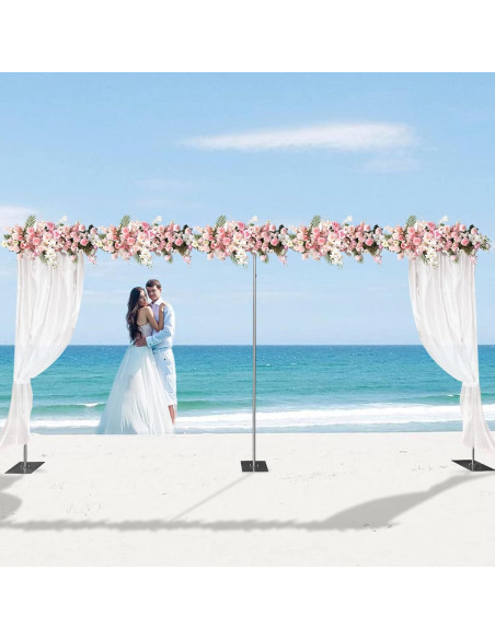 Soporte de Fondo Telescópico SanBouSi 1.5x3m a 3x6m Plata