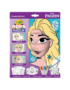 Conjunto de Actividades 3D Frozen Crayola POPS con Stickers y Marcadores