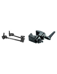 Brazo Articulado Manfrotto 196AB-2 + Super Clamp 035 Negro