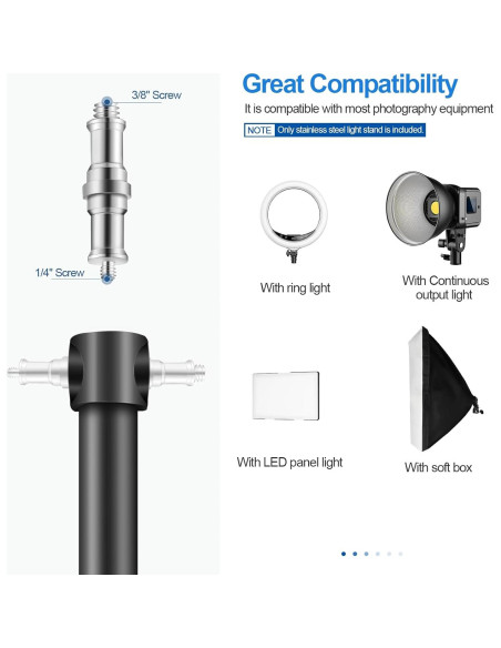 Brazo de Soporte Triangular Wellmaking 135cm Ajustable 180