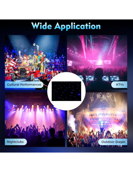 Fondo LED Plegable DDBESSIC 6x3m con Controlador DMX512