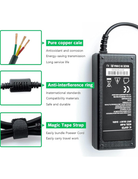 Adaptador AC DC J-ZMQER para Yongnuo YN216 Luz LED Estudio