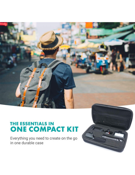 Kit de Vlogging Movo iVlogger para Smartphone con Trípode y Luz LED