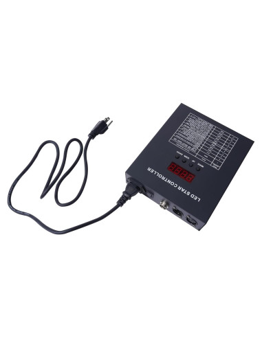 Cortina de Luz LED 6m x 3m Azul y Blanca con Control DMX SHATUOA