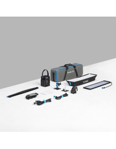 Panel LED RGBWW Nanlite PavoSlim 60CL 60W con Softbox 2