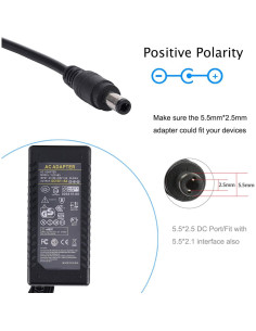 Fuente de Alimentación DC 15V 5A COOLM - Adaptador 75W 2
