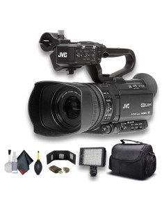 Cámara de Video Streaming JVC GY-HM250 UHD 4K con Estuche y Luz LED