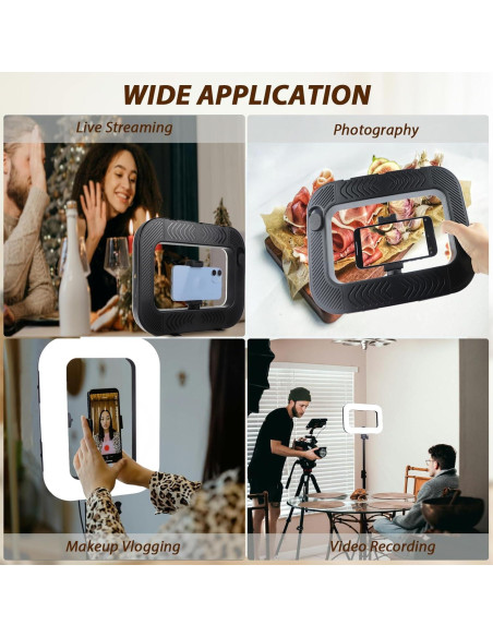 Estabilizador de Video para Smartphone WBLOOMSI con Luz LED 8000mAh