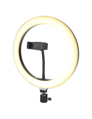 Cabezal de Anillo de Luz LED ZJchao 18W 26cm Ajustable