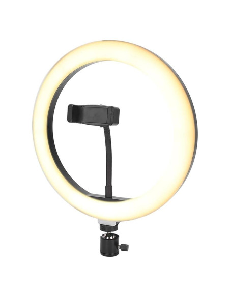 Cabezal de Anillo de Luz LED ZJchao 18W 26cm Ajustable