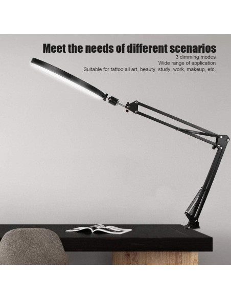 Cabezal de Anillo de Luz LED ZJchao 18W 26cm Ajustable