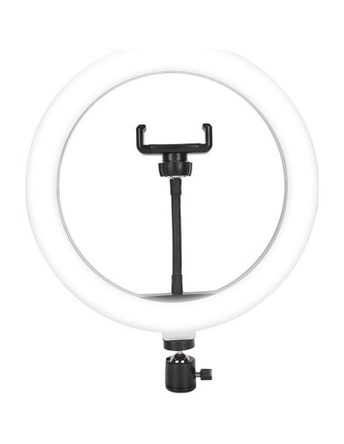 Cabezal de Anillo de Luz LED ZJchao 18W 26cm Ajustable