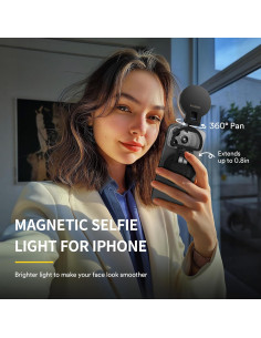 Luz Selfie RALENO PL-30 Magnética para iPhone y Android 2