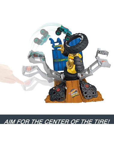 Camiones Monstruo Hot Wheels 1:64 + Mega-Wrex vs. Crushzilla