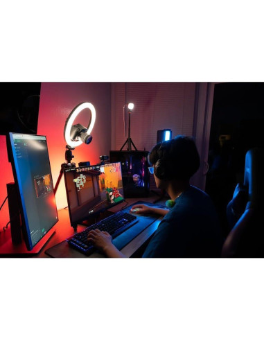 JOBY Beamo Ring Light 30.6 cm - Luz LED con 3 Modos y 10 Brillos